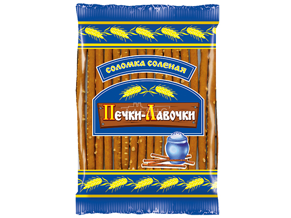 Соломка соленая "Печки-Лавочки" в Софрино
