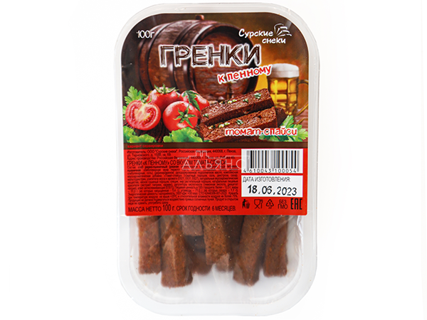 Сурские гренки Томат спайси (100 гр) в Софрино