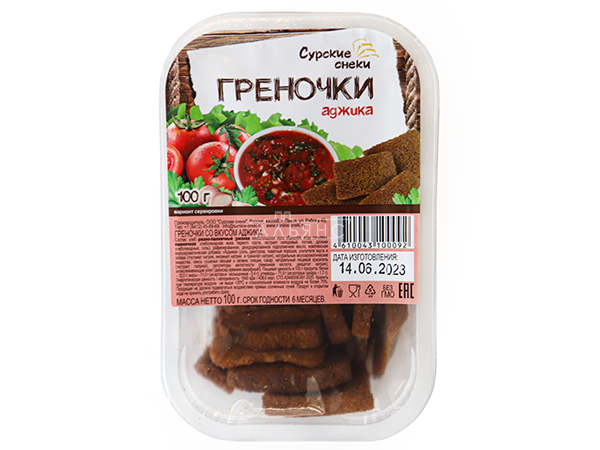 Сурские гренки с Аджикой (100 гр) в Софрино