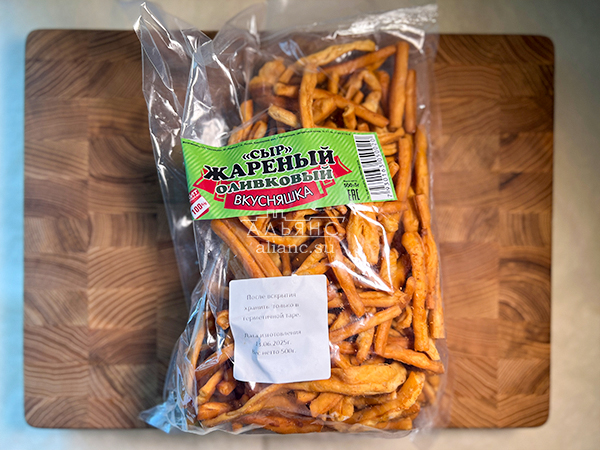 Жареный сыр "ВКУСНЯШКА" (Оливковый) 500гр. в Софрино