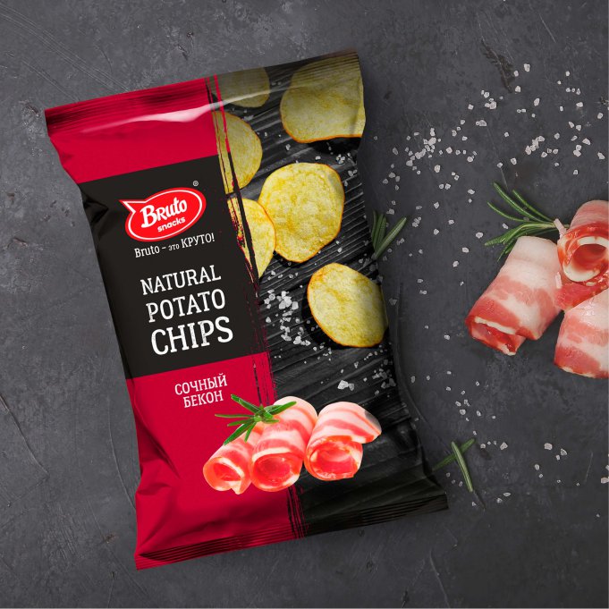 Картофель «Бруто» со вкусом бекона 130 гр. в Софрино