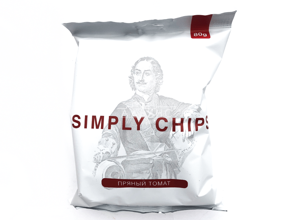 Картофельные чипсы "Simple chips" Пряный томат 80 гр. в Софрино